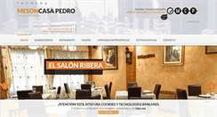 Desktop Screenshot of mesoncasapedro.com